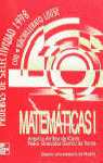 SELECTIVIDAD 98: MATEMATICAS I