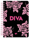 LIBRETA TAPA DURA A5 LA VECINA RUBIA ROSAS ROSA