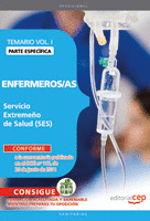 ENFERMEROS/AS SERVICIO EXTREMEÑO DE SALUD. TEMARIO  ESPECÍFICO VOL. I