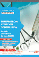 ENFERMERO/A ATENCIÓN CONTINUADA SERVICIO EXTREMEÑO DE SALUD. TEMARIO ESPECÍFICO
