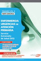 ENFERMERO/A URGENCIAS DE ATENCION PRIMARIA SERVICIO EXTREMEÑO DE SALUD.TEMARIO E