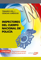 TEMARIO I INSPECTORES DEL CUERPO NACIONAL DE POLICIA