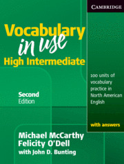 HIGH INTERMEDIATE VOCABULARY IN USE. ST'S WITH ANS