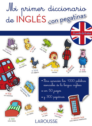 MI PRIMER DICCIONARIO DE INGLÉS CON ADHESIVOS