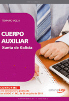 CUERPO AUXILIAR DE LA XUNTA DE GALICIA. TEMARIO VOL. II