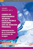 CUERPO DE FUNCIONARIOS TÉCNICOS ESCALA TÉCNICA SANITARIA (ATS DE ATENCIÓN PRIMAR
