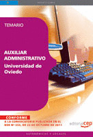 AUXILIARES ADMINISTRATIVOS UNIVERSIDAD DE OVIEDO. TEMARIO   **CEP