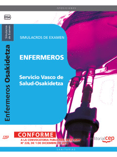 ENFERMEROS, SERVICIO VASCO DE SALUD-OSAKIDETZA. SIMULACROS DE EXAMEN