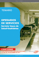 OPERARIOS DE SERVICIO  DEL SERVICIO VASCO DE SALUD-OSAKIDETZA. TEMARIO