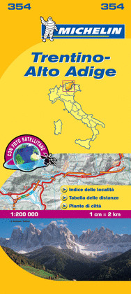 MAPA LOCAL TRENTINO, ALTO ADIGE