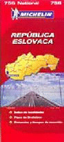 REPUBLICA ESLOVACA. MAPA DE CARRETERAS (2006)
