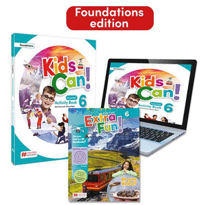 KIDS CAN!  FOUNDATIONS 6 ESSENTIAL ACTIVITY BOOK & EXTRA FUN: CON ACCESO A LA VE