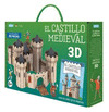EL CASTILLO MEDIEVAL. 3D CARTON. CON MAQUETA + LIBRO (89 PIEZAS)