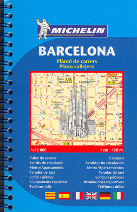 BARCELONA. PLANO CALLEJERO MICHELIN (ESPIRAL)
