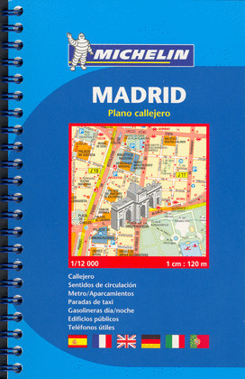 MADRID. PLANO CALLEJERO MICHELIN (ESPIRAL)
