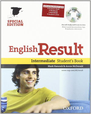 ENGLISH RESULT, INTERMEDIATE WITHOUT KEY STUDENT'S PACK (STUDENT'S BOOK + WORKBOOK WITHOUT KEY+CD)