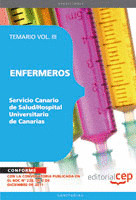 ENFERMEROS. SERVICIO CANARIO DE SALUD/HOSPITAL UNIVERSITARIO DE CANARIAS. TEMARI
