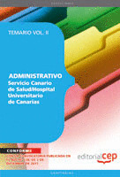 ADMINISTRATIVO DEL SERVICIO CANARIO DE SALUD/HOSPITAL UNIVERSITARIO DE CANARIAS.