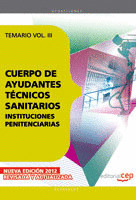 CUERPO DE AYUDANTES TÉCNICOS SANITARIOS DE INSTITUCIONES PENITENCIARIAS. TEMARIO
