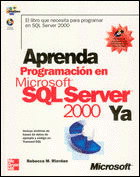 APRENDA PROGRAMACION SQL SERVER 2000 YA