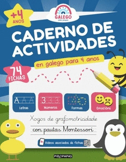 CADERNO DE ACTIVIDADES EN GALEGO PARA 4 ANOS