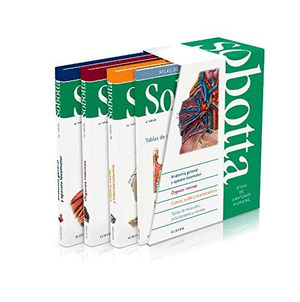 SOBOTTA. ATLAS DE ANATOMIA HUMANA. ESTUCHE 3 VOLUMENES +TABLAS DE MUSCULOS. 24ª ED