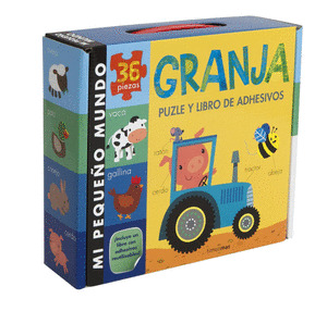 GRANJA. MI PEQUEÑO MUNDO. PUZLE Y LIBRO DE ADHESIVOS