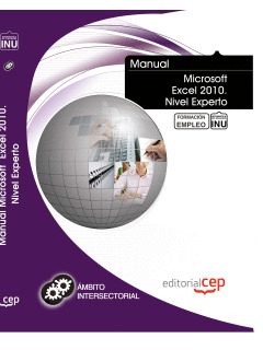 MANUAL MICROSOFT  EXCEL 2010. NIVEL EXPERTO. FORMACIÓN PARA EL EMPLEO