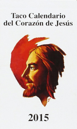 TACO CALENDARIO DEL CORAZON DE JESUS 2015. CON IMÁN