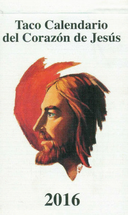 CALENDARIO 2016  TACO CLASICO CON IMAN SAGRADO CORAZÓN DE JESÚS