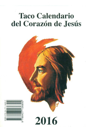 CALENDARIO 2016  TACO DE PARED SAGRADO CORAZÓN DE JESÚS