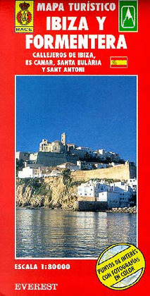 MAPA TURISTICO DE IBIZA Y FORMENTERA