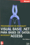 PROGRAMACION VISUAL BASIC .NET BASES DATOS  ACCESS