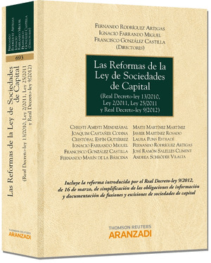 LAS REFORMAS DE LA LEY DE SOCIEDADES DE CAPITAL