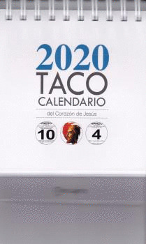 TACO CALENDARIO 2020 PEANA SAGRADO CORAZON