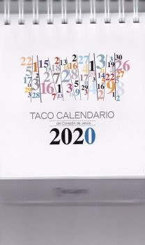 TACO CALENDARIO 2020 PEANA NUMEROS