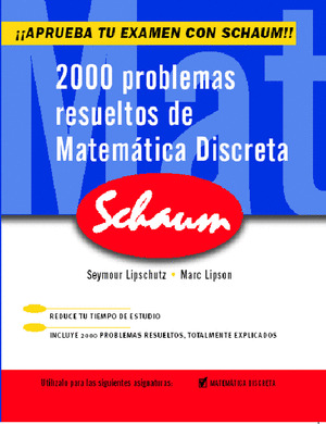 2000 PROBLEMAS RESUELTOS DE MATEMATICA DISCRETA
