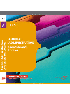 AUXILIAR ADMINISTRATIVO DE CORPORACIONES LOCALES. TEST
