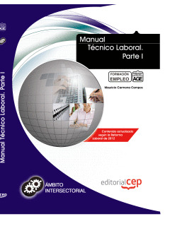 MANUAL TÉCNICO LABORAL. PARTE I. FORMACIÓN PARA EL EMPLEO