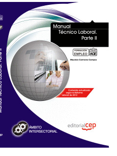 MANUAL TÉCNICO LABORAL. PARTE II. FORMACIÓN PARA EL EMPLEO