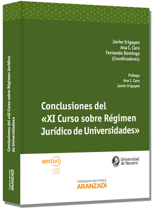 CONCLUSIONES DEL XI CURSO RÉGIMEN JURÍDICO DE EUNIVERSIDADES