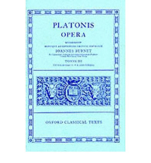 PLATON OPERA VOLUME 3.(CLASSICAL TEXT)