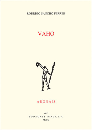 VAHO  PREMIO ADONÁIS 2015