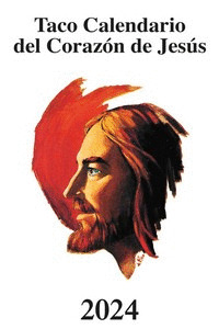 TACO CALENDARIO 2024 SAGRADO CORAZÓN DE JESÚS CLÁSICO CON IMÁN
