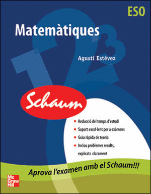 MATEMÀTIQUES. ESO. SCHAUM
