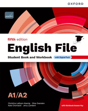 ENGLISH FILE A1/A2 STUDENT AND WORKBOOK WITH KEY FIFTH EDITION 5A ED.