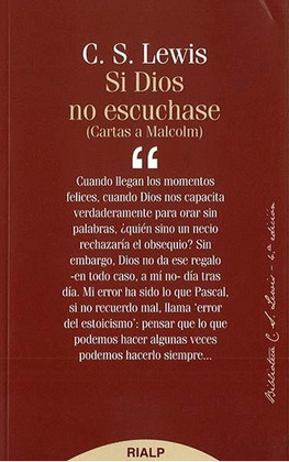 SI DIOS NO ESCUCHASE