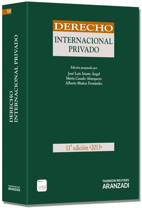 DERECHO INTERNACIONAL PRIVADO (DÚO, PAPEL + E-BOOK)(11ª EDICIÓN, 2013)