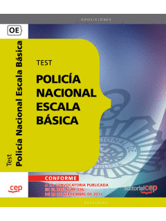 POLICÍA NACIONAL ESCALA BÁSICA. TEST