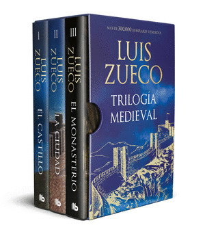 ESTUCHE TRILOGÍA MEDIEVAL ( EL CASTILLO   EL MONASTERIO  LA CIUDAD)